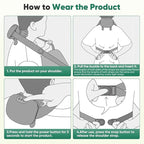 Ultimate Relief: Heated Human-Touch Deep-Kneading Neck MassagerRechargeable Neck and Shoulder Massager with Heat - 4D Bionic Kneading Massage Pillow for Cervical Pain Relief - Cordless Deep Tissue